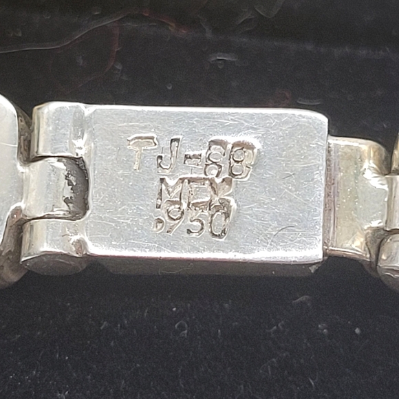 🌿950 sterling s925 Malachite choker necklace 72 grams. - Picture 6 of 6